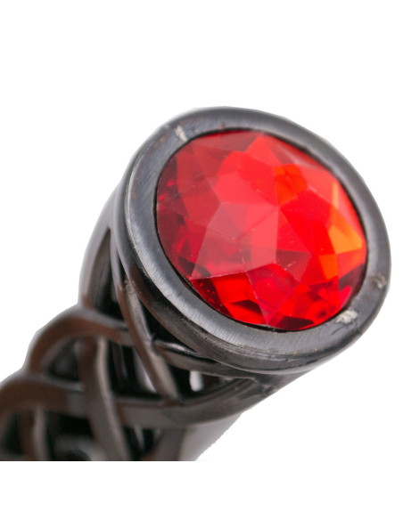 Dague celtique manche nickel tressé...