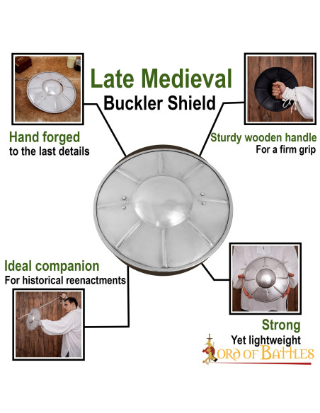 Bouclier fonctionnel en acier...