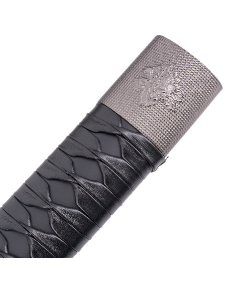 Katana avec fourreau en bois noir...