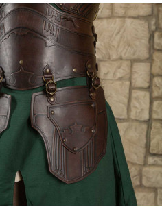 Lancelot moidelo bretelles médiévales latérales marron