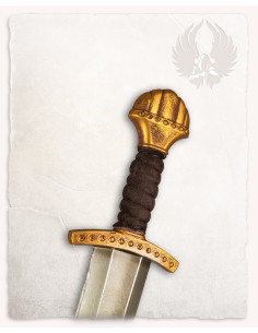 Épée courte Viking GN modèle Fidas, finition dorée 2