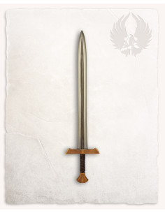 Épée longue médiévale GN modèle Hektor, finition dorée