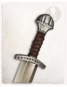 Épée longue médiévale GN modèle Fidas, finition acier