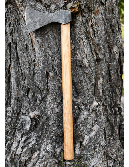 Hache Viking en acier forgé à la...