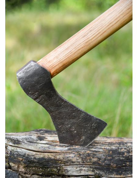 Hache Viking en acier forgé à la...