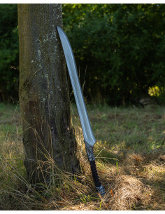 Épée longue d'Elfe GN modèle Yorveth, finition acier