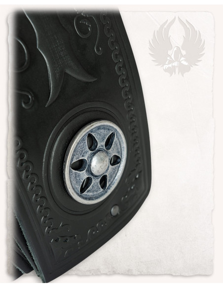 Épaulières en cuir gaufré motif...