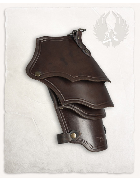 Épaulettes en cuir marron modèle...