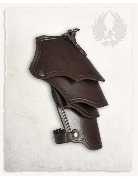 Épaulettes en cuir marron modèle...