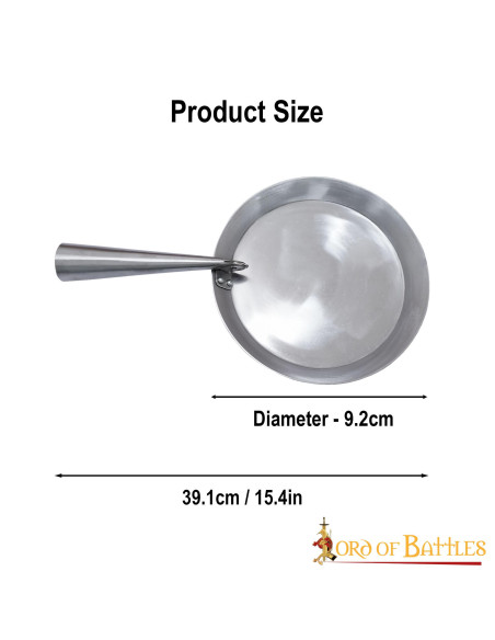 Poêle pliante en fer forgé à la main...