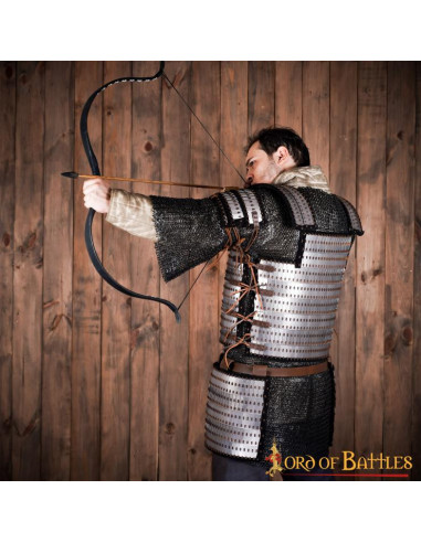 Épaulières d'armure lamellaire Viking (30 x 15 cm.) ⚔️ Boutique Épées