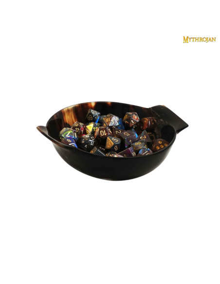 Bol moyen en corne de taureau poli