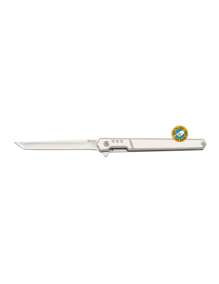 Couteau de poche Albainox avec roulements en acier brillant (20,4 cm.)