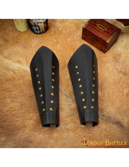 Bracelets en cuir de guerrier médiéval