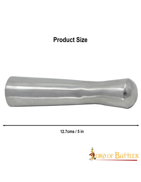 Contera en acier pour lance médiévale...