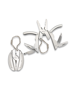 Mini pince porte-clés polyvalente en acier (7,5 cm.)