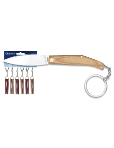 Couteau porte-clés de marque Albainox, couleur assortie...