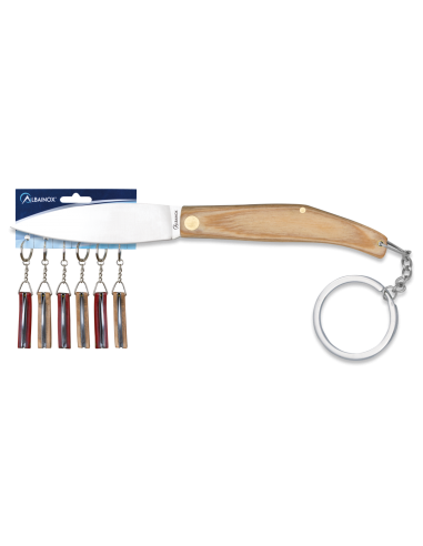 Couteau porte-clés de marque Albainox, couleur assortie (11,3 cm.)