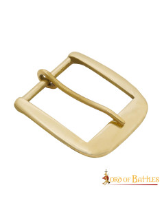 Boucle médiévale faite à la main, laiton pur