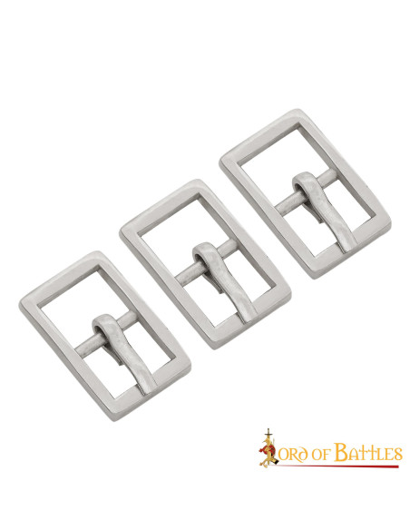 Pack de 3 petites boucles en acier