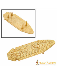 Feuille de laiton décoration celtique (6 cm.) 2