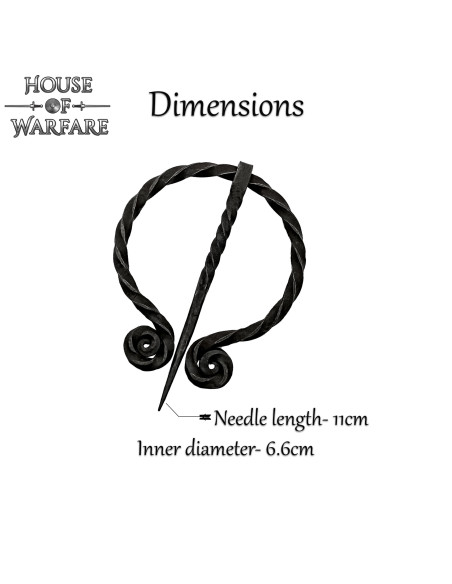 Fermeture de cape historique en fer...