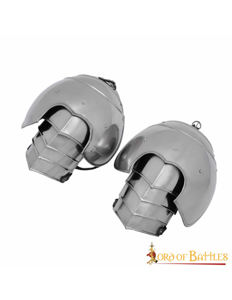 Épaulières fantaisie finition polie...