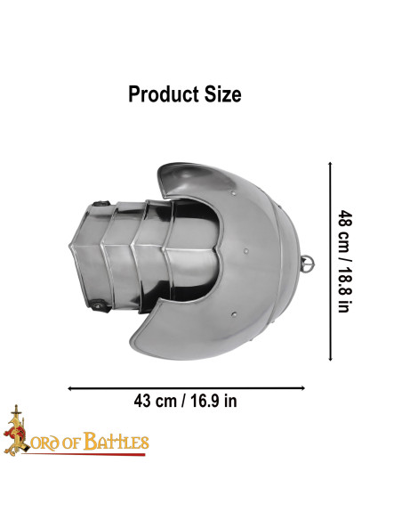 Épaulières fantaisie finition polie...