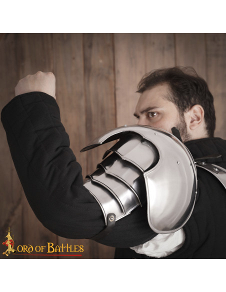 Épaulières fantaisie finition polie...