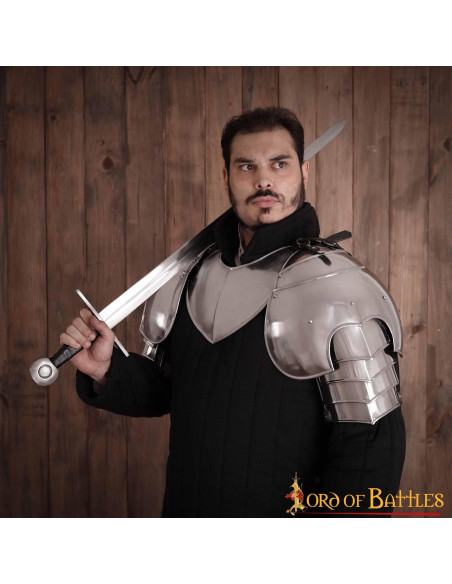 Épaulières fantaisie finition polie...