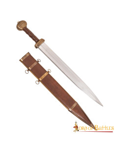 Gaine en cuir de type épée romaine