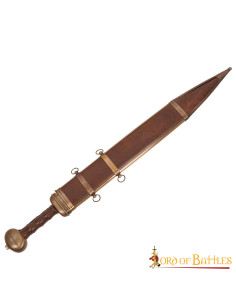 Gaine en cuir de type épée romaine 2