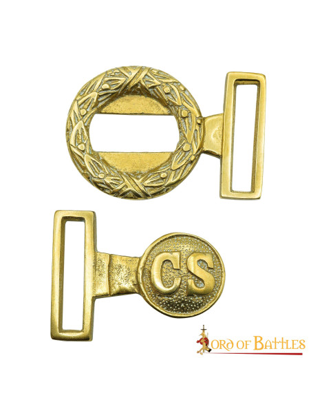 Boucle en laiton de la guerre civile...