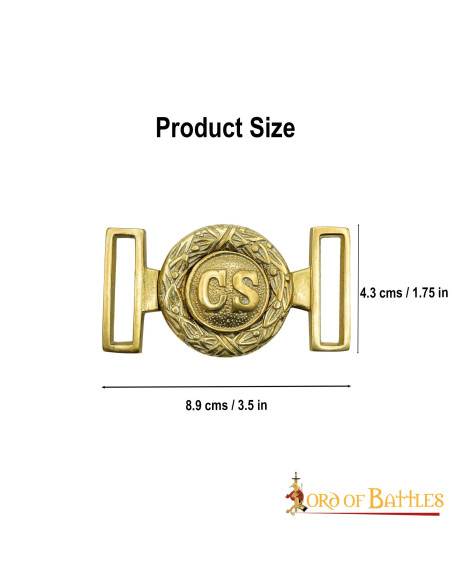 Boucle en laiton de la guerre civile...