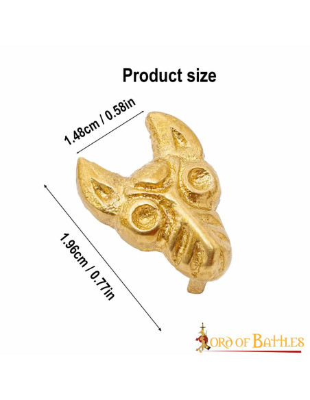 Pack 5 décorations loup celtique en...