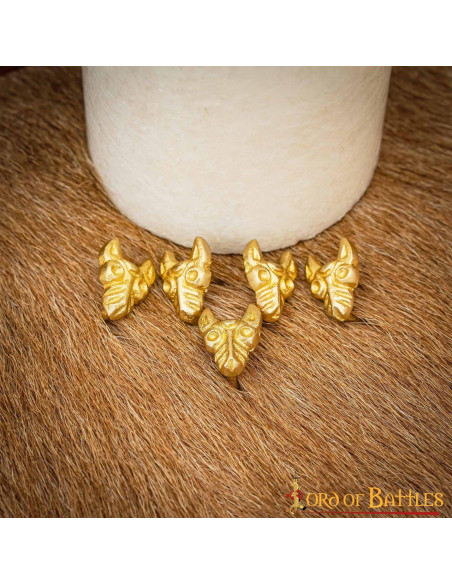 Pack 5 décorations loup celtique en...