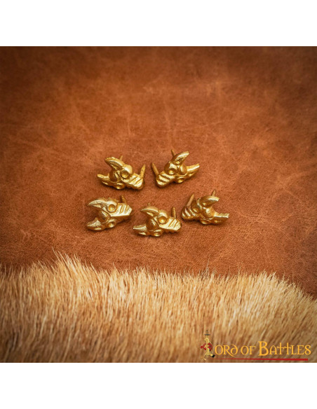 Pack 5 décorations loup celtique en...