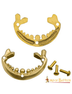 Pack de 2 décorations de ceinture Viking en laiton