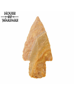 Petite pointe de flèche en pierre de silex (6 cm.)