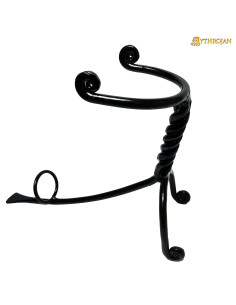 Support en fer pour cor médiéval (250 - 650 ml.)