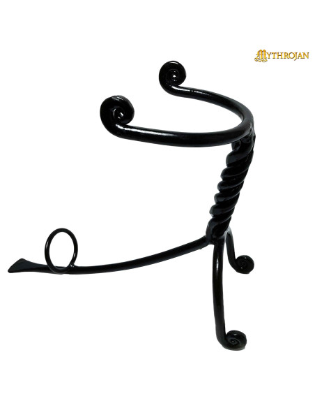 Support en fer pour cor médiéval (250...