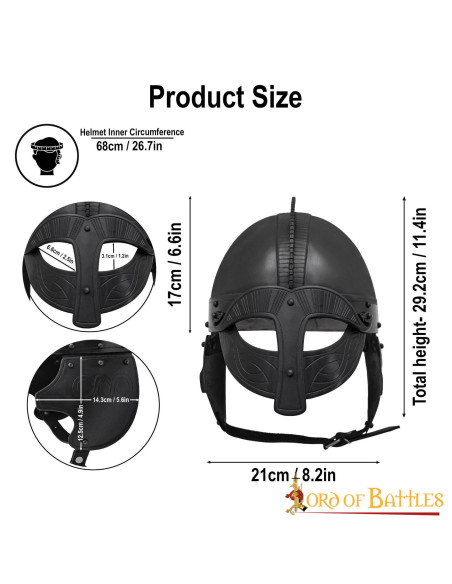 Casque Viking de style Vendel avec...