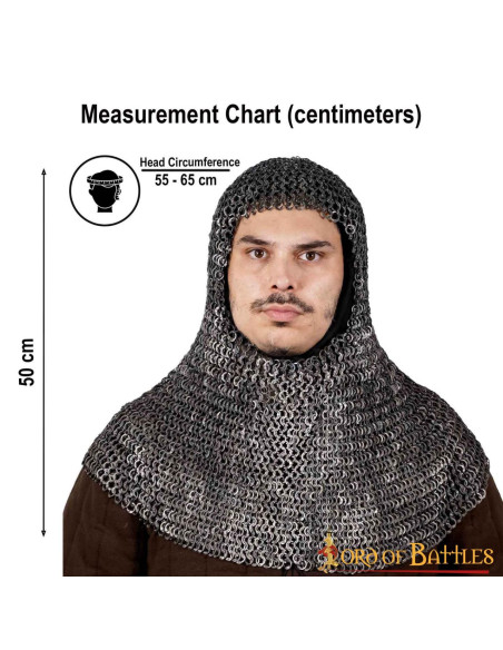 Bourreau de cotte de mailles en acier...