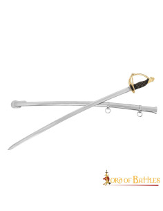 Sabre de cavalerie américaine avec gaine en acier 2