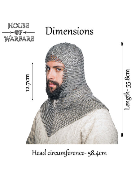 Bourreau de cotte de mailles en acier...