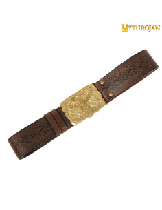 Ceinture viking avec boucle en laiton Odin's Raven 2