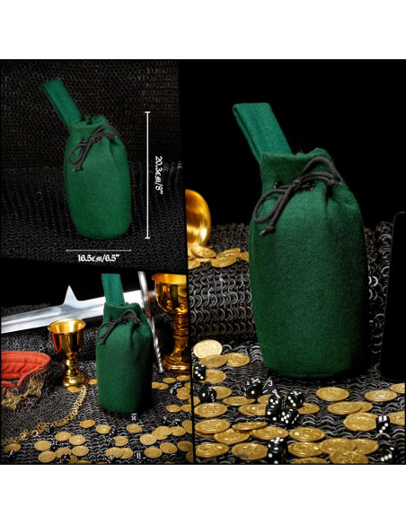 Sac en laine de couleur Viking (20,3...