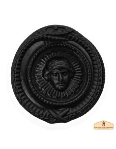 Heurtoir médiéval circulaire style tête de Méduse