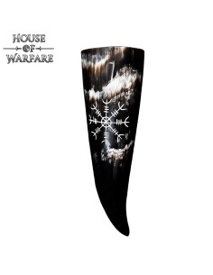 Corne à boire Viking sculptée à la main au design...