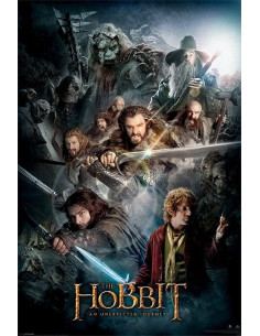 Affiche Le Hobbit, Un voyage inattendu, 61x91 cm.